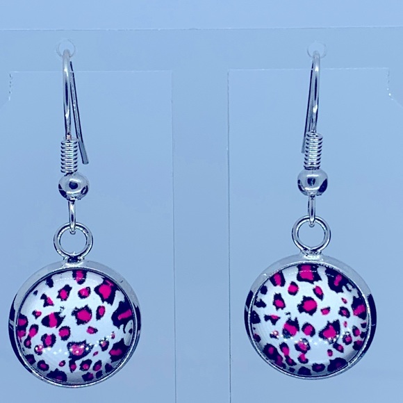 Jewelry - 🖤Pick Any 3 for $12🖤 Faux Druzy Stainless Steel Dangle Earrings